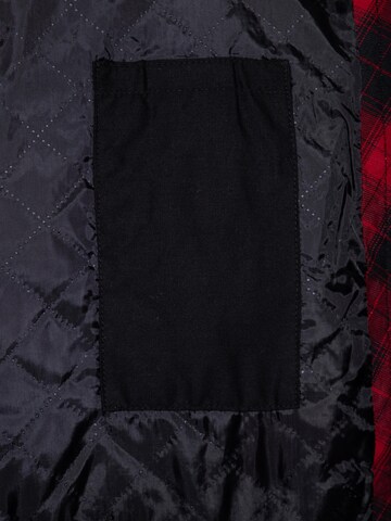 King Kerosin Regular fit Button Up Shirt in Red