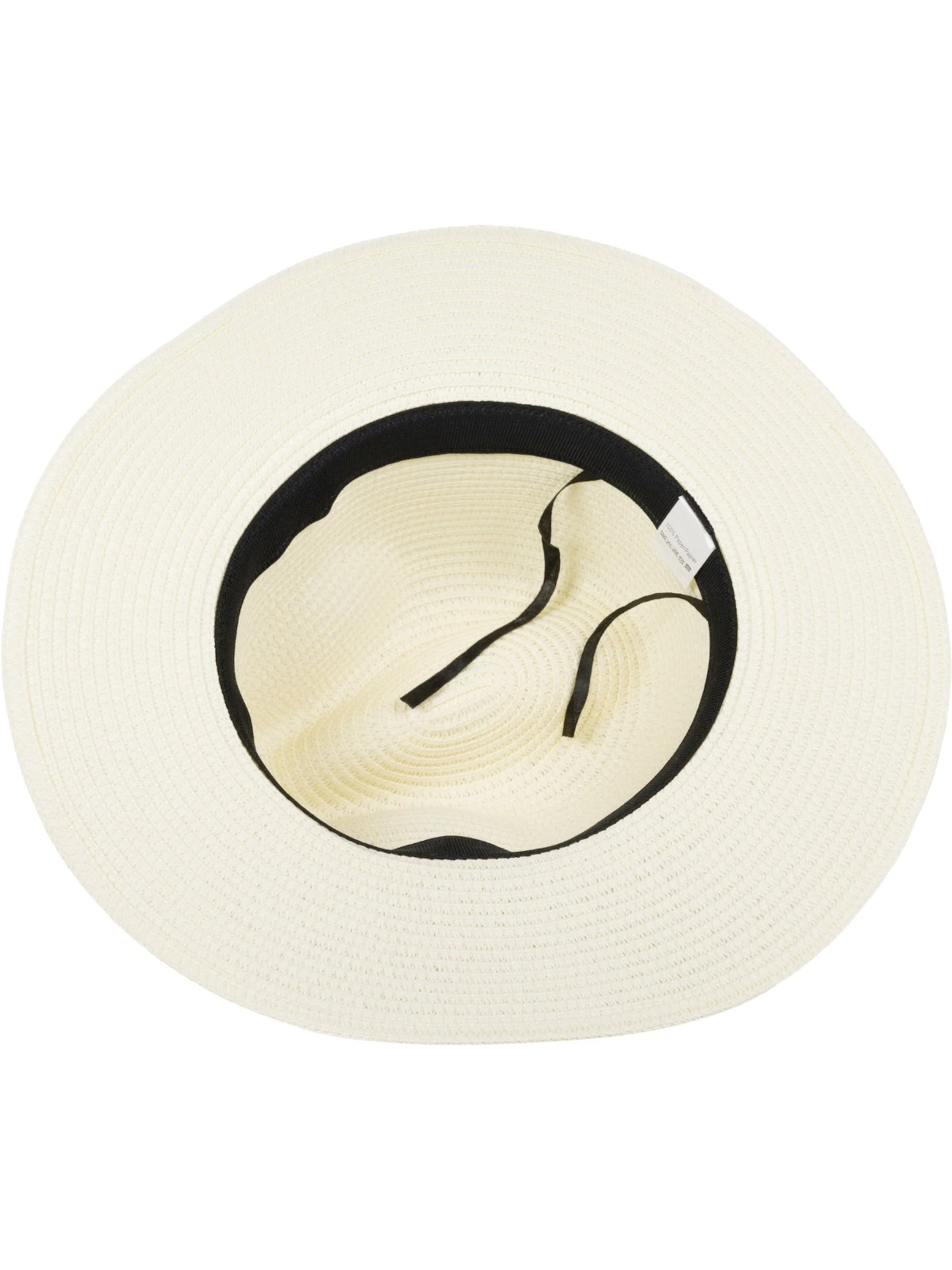 styleBREAKER Hat 'Panama Strohhut - Knautschhut' in Beige