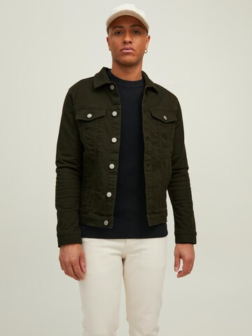 Veste mi-saison 'JJIAlvin' JACK & JONES en vert : devant