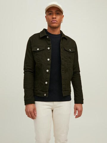 Veste mi-saison 'Alvin' JACK & JONES en vert : devant