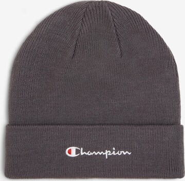 Champion Authentic Athletic Apparel Beanie in Grey: front