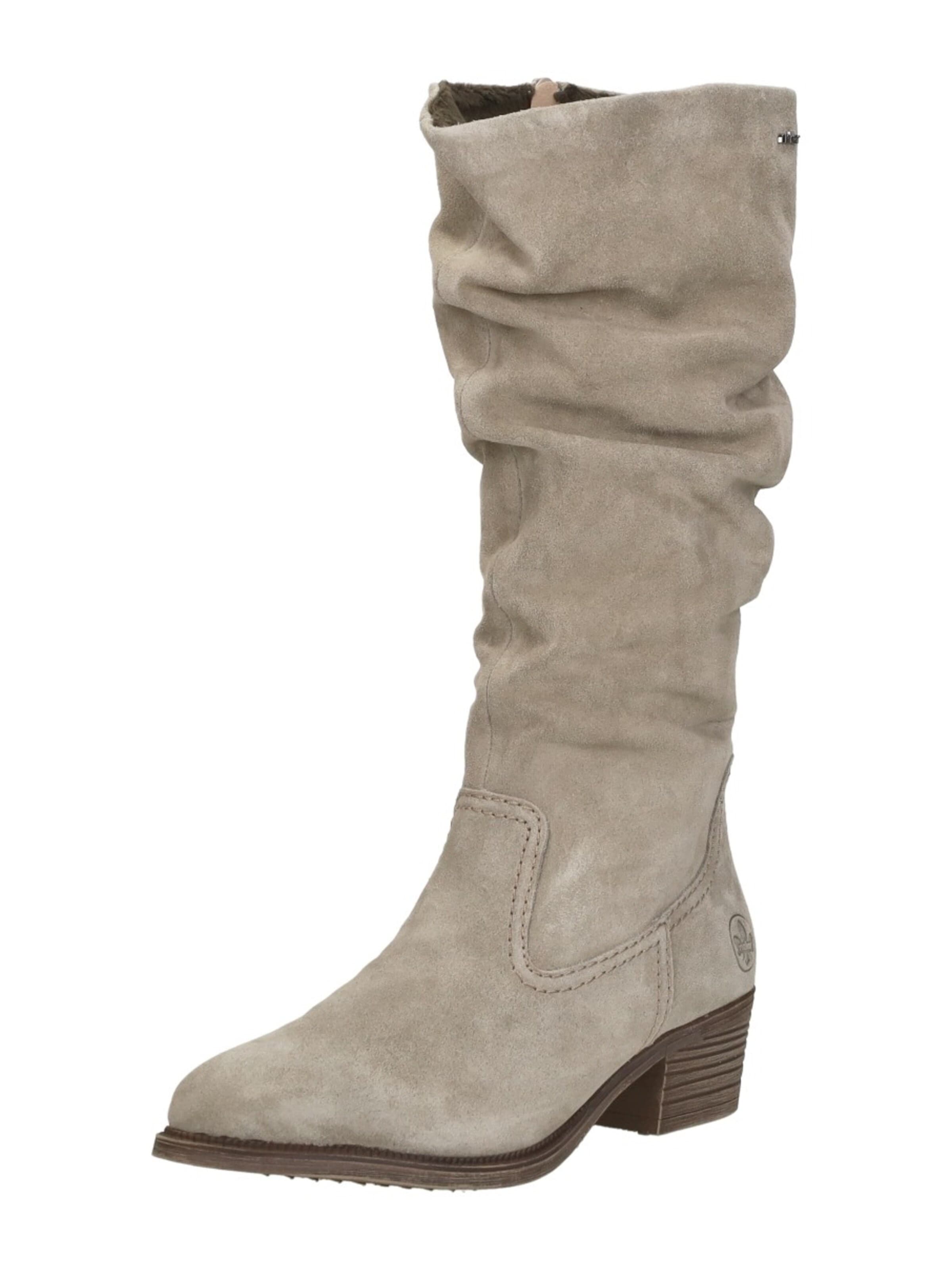 Rieker Boots 'Lange Laarzen' in Beige