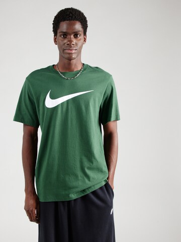 Nike Sportswear Футболка 'Swoosh' в Зеленый: спереди