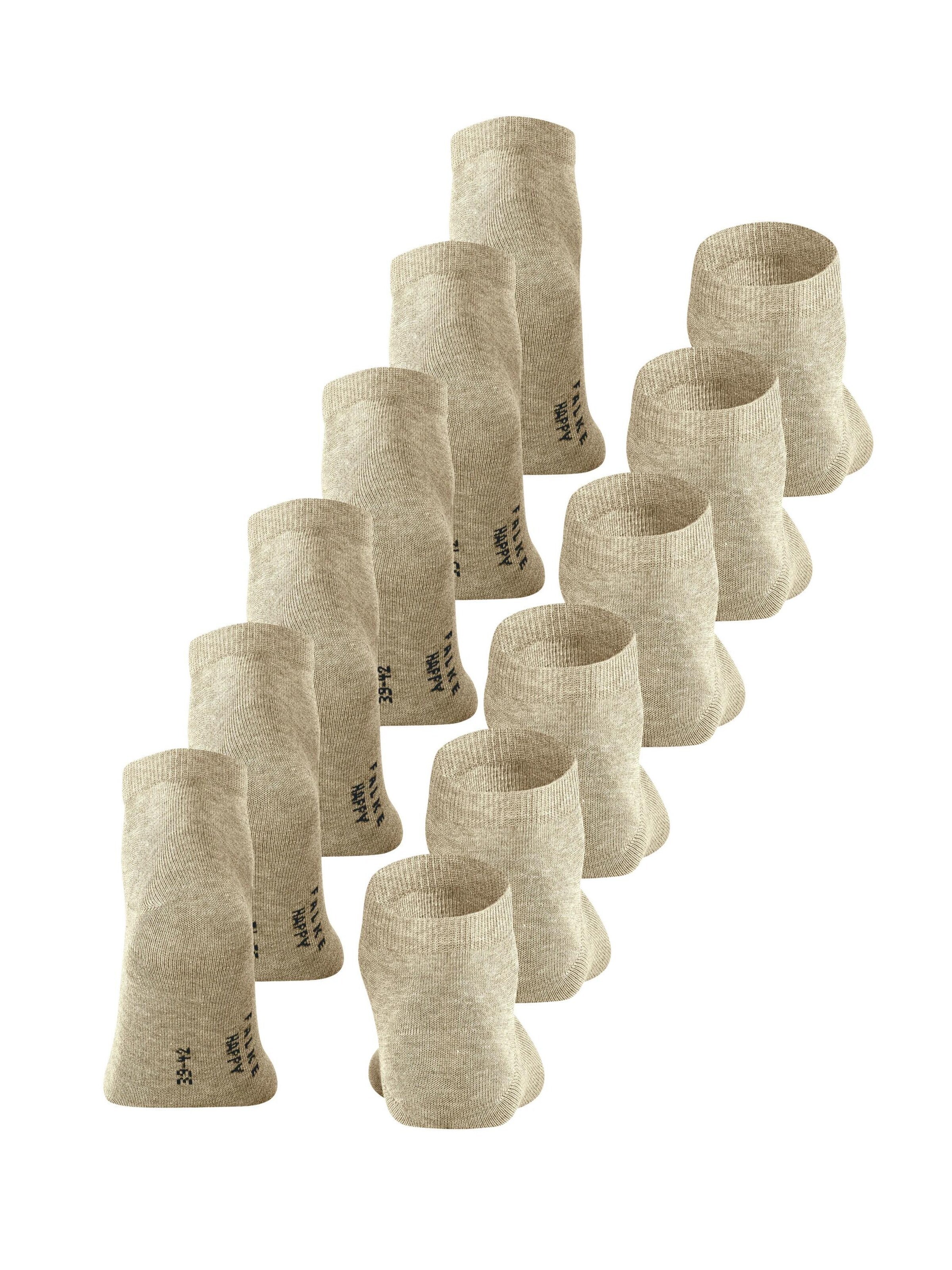 FALKE Socken 'Happy 6-Pack'‌‌‌‌‌ in Beige