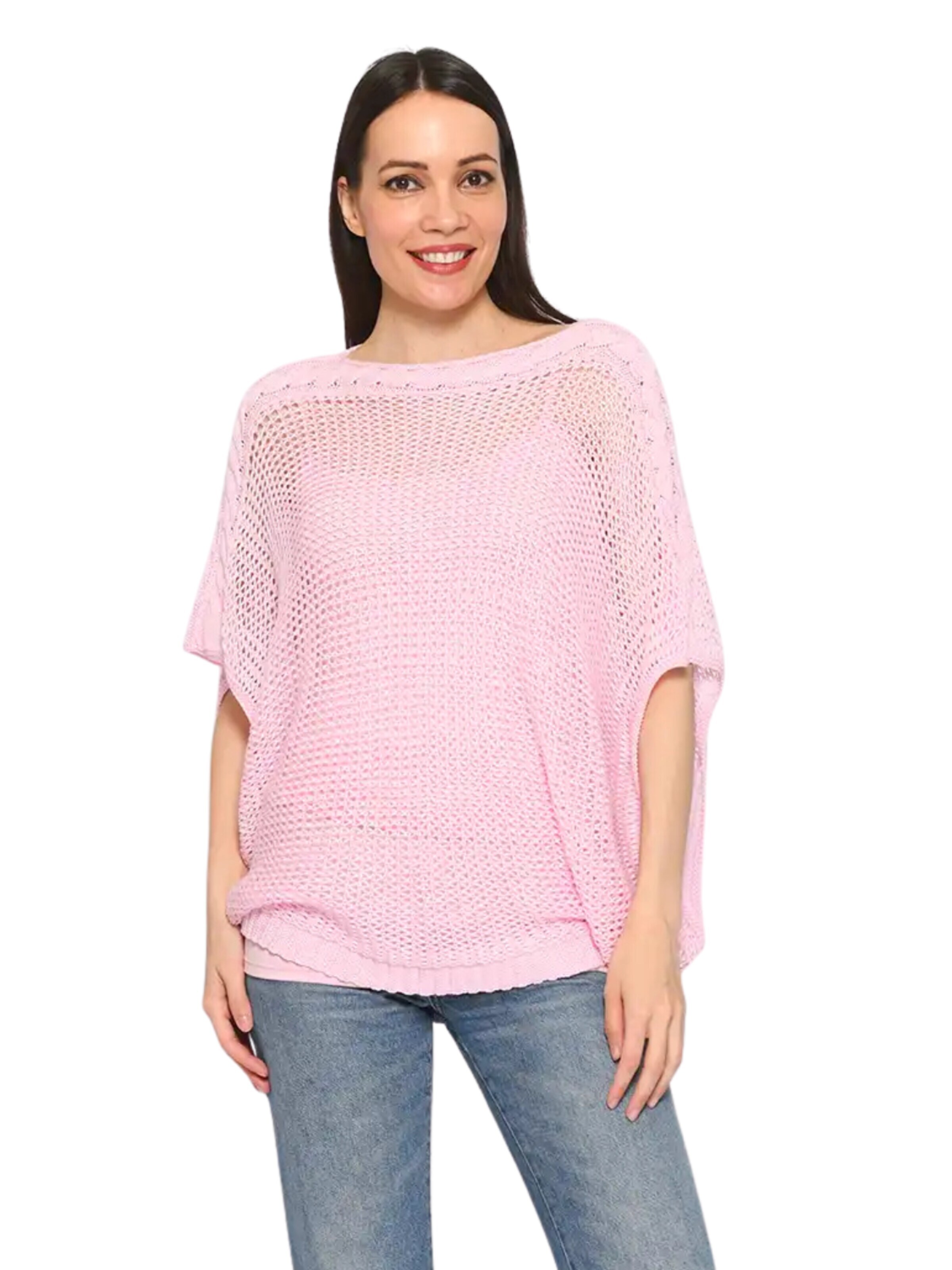 Süel knitwear Sweater 'Birthday' in Pink: front