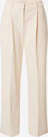 LENI KLUM x ABOUT YOU Loosefit Pantalon 'Eva' in Beige: voorkant