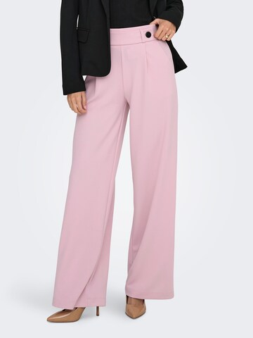 JDYWide Leg/ Široke nogavice Hlače s naborima 'JDYGEGGO' - roza boja: prednji dio