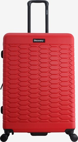 Discovery Suitcase Set in Red: front