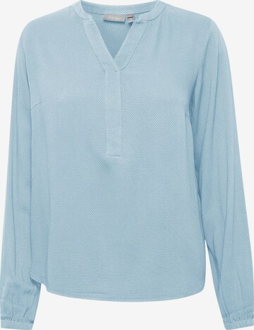 Camicia da donna 'haida' di Fransa in blu: frontale