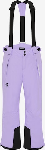 CHIEMSEE Regular Workout Pants in Purple: front