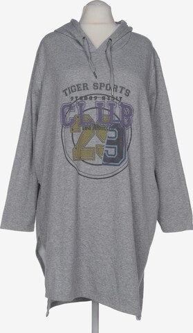 Ulla Popken Sweatshirt & Zip-Up Hoodie in 7XL in Grey: front