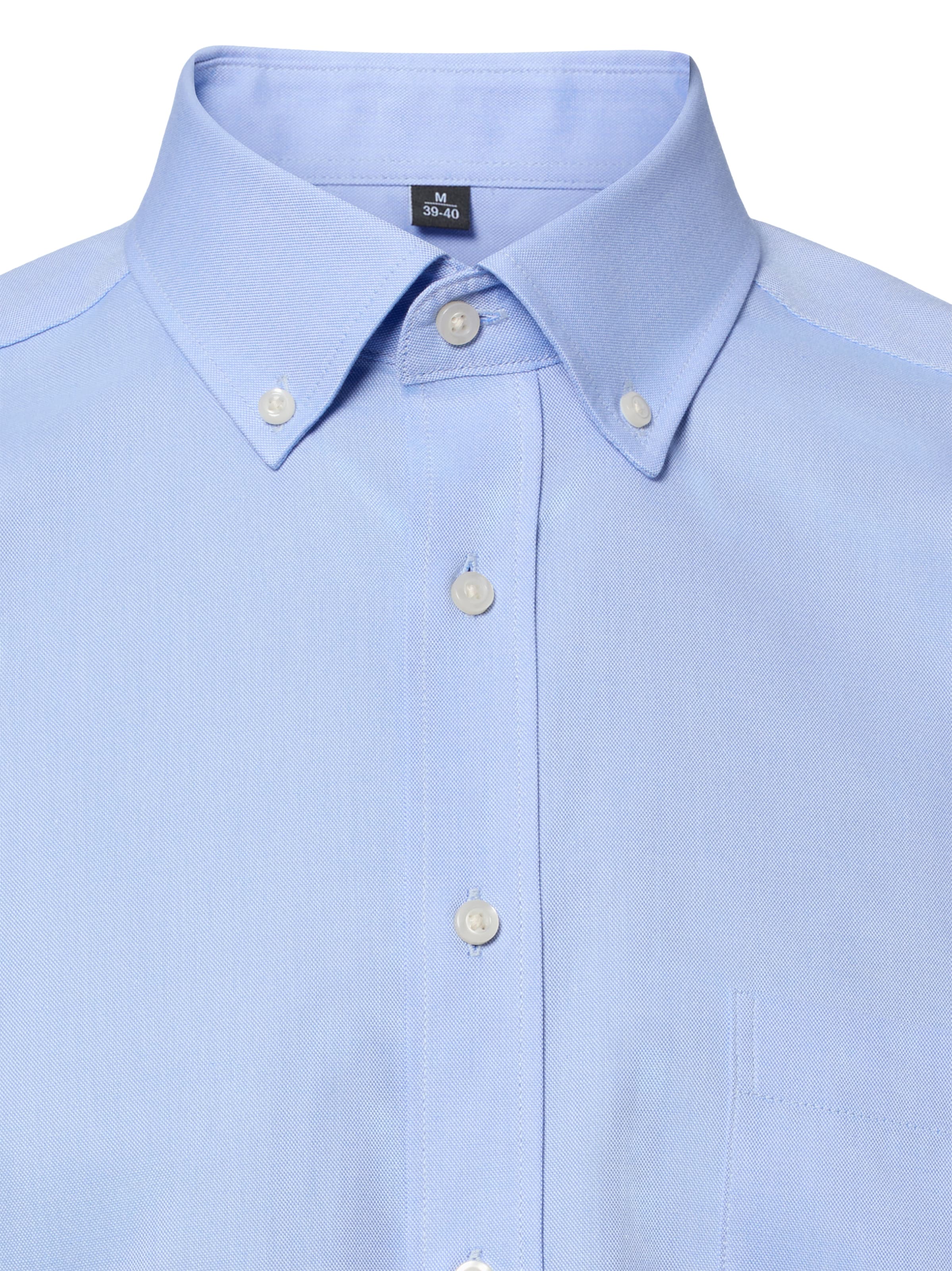 Nils Sundström Comfort fit Overhemd in Blauw