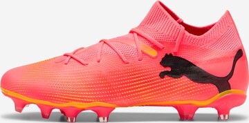 PUMA - Chuteira 'Future 7 Match' em amarelo: frente