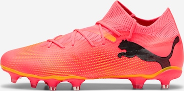 PUMA - Zapatillas de fútbol 'Future 7 Match' en amarillo: frente