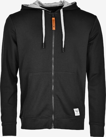 TOP GUN Sweatjacke in Schwarz: Vorderseite