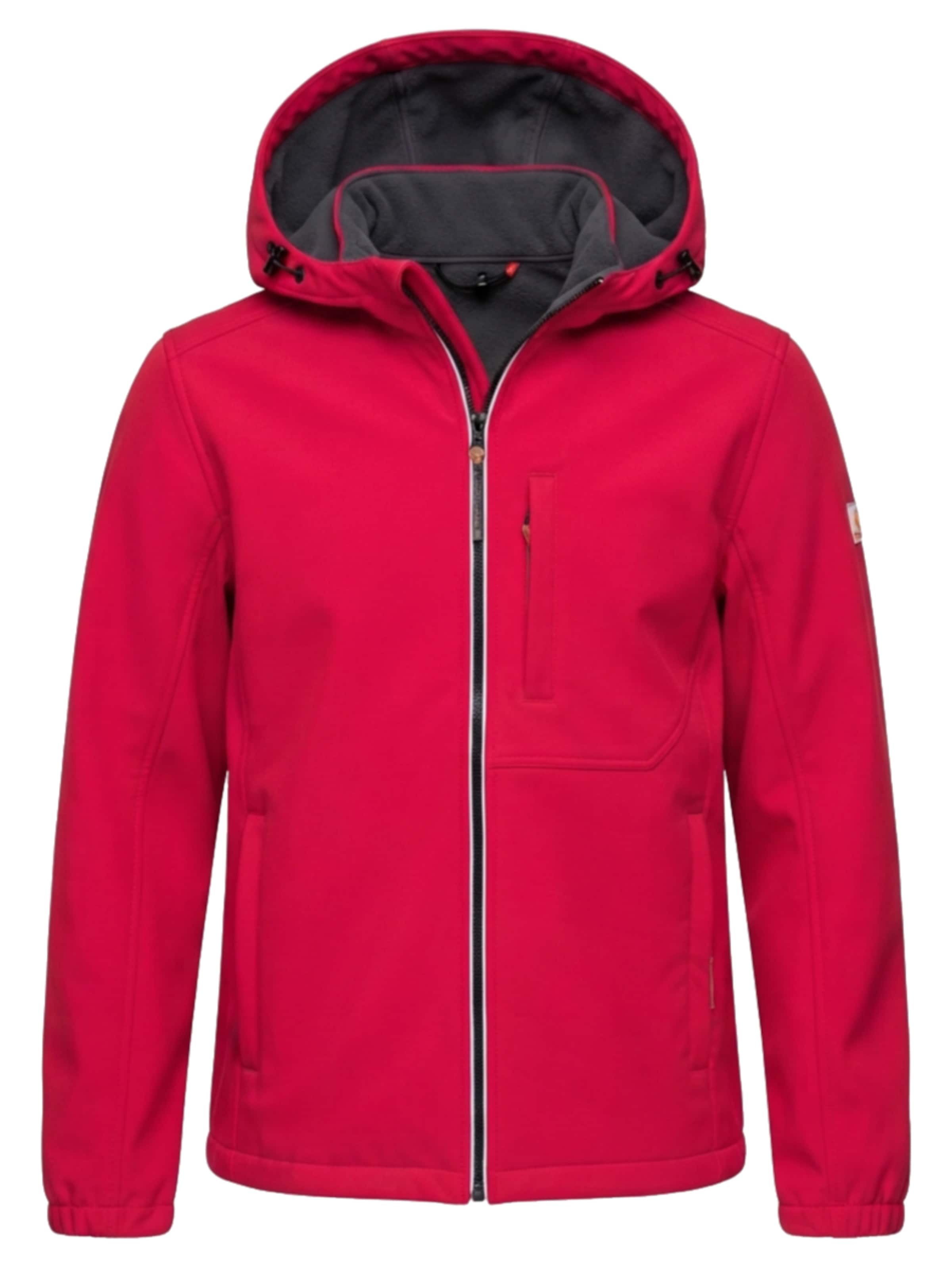 Ombre Between-Season Jacket in Red: front