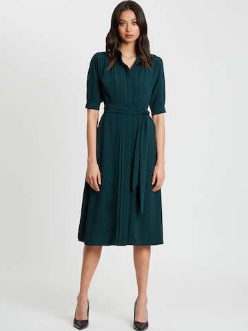 Willa - Vestido camisero 'SOLANGE ' en verde: frente