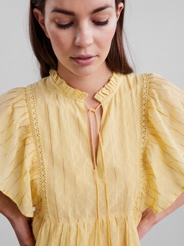 Y.A.S Shirt dress 'Pala' in Yellow