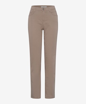BRAX - regular Pantalón en marrón: frente