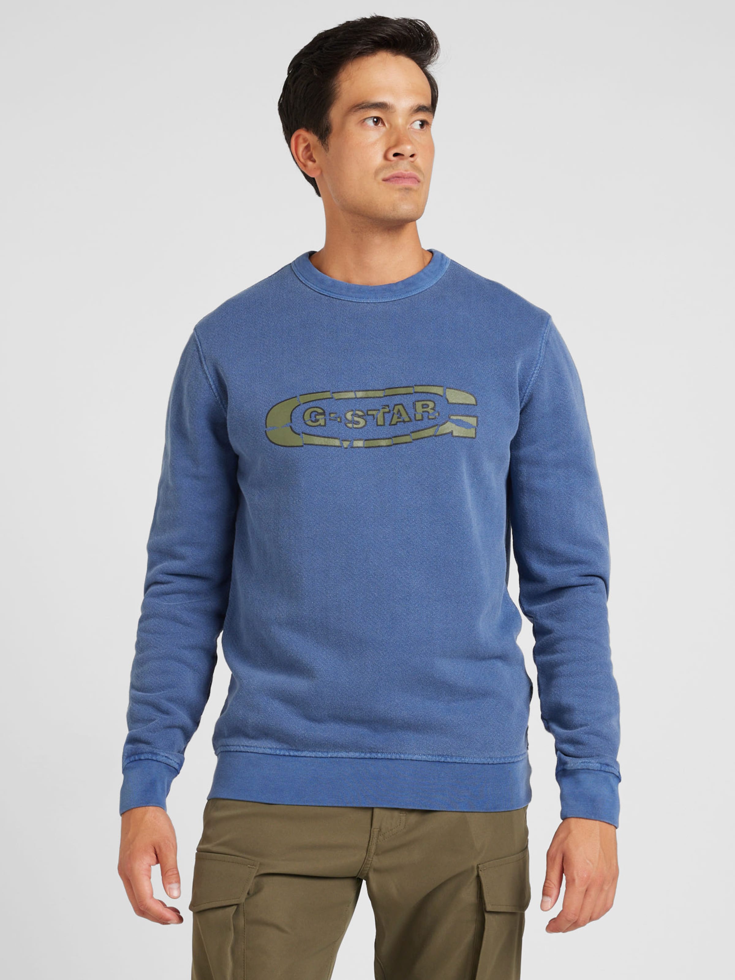 G STAR Sweatshirt in Sapphire ABOUT YOU
