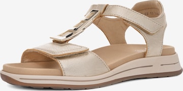 ARA Sandale 'Osaka' in Gold: Vorderseite