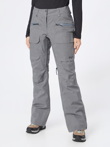 Regular Pantalon cargo FW en gris : devant