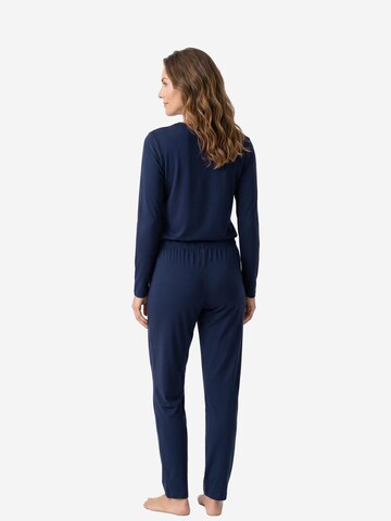 Hanro Pyjama 'Sleep & Lounge'‌‌‌‌‌‌‌‌‌ in Blau