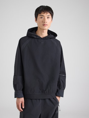 Nike Sportswear Majica 'TCH SHORI' | črna barva: sprednja stran