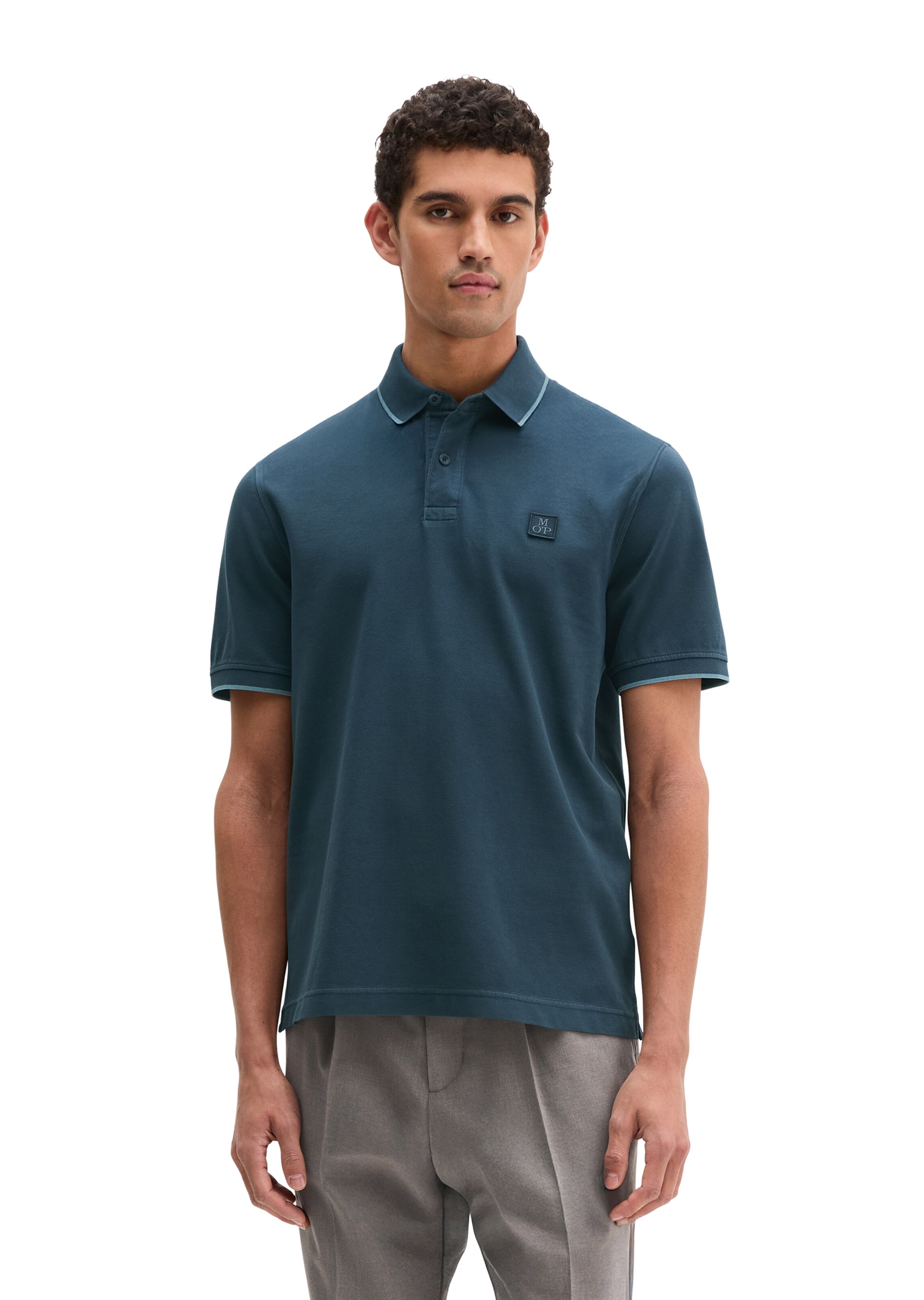 Marc O'Polo Poloshirt in Blau: Vorderseite
