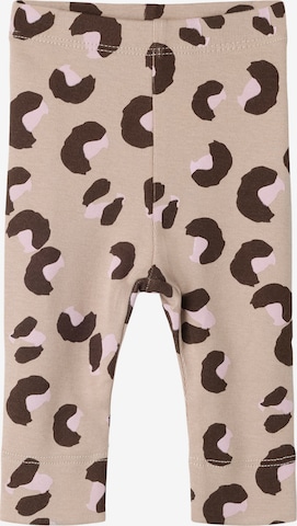 NAME IT Skinny Leggings 'NBFLANA' in Grau: Vorderseite