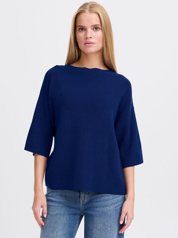 Pullover 'Boston' di ICHI in blu: frontale