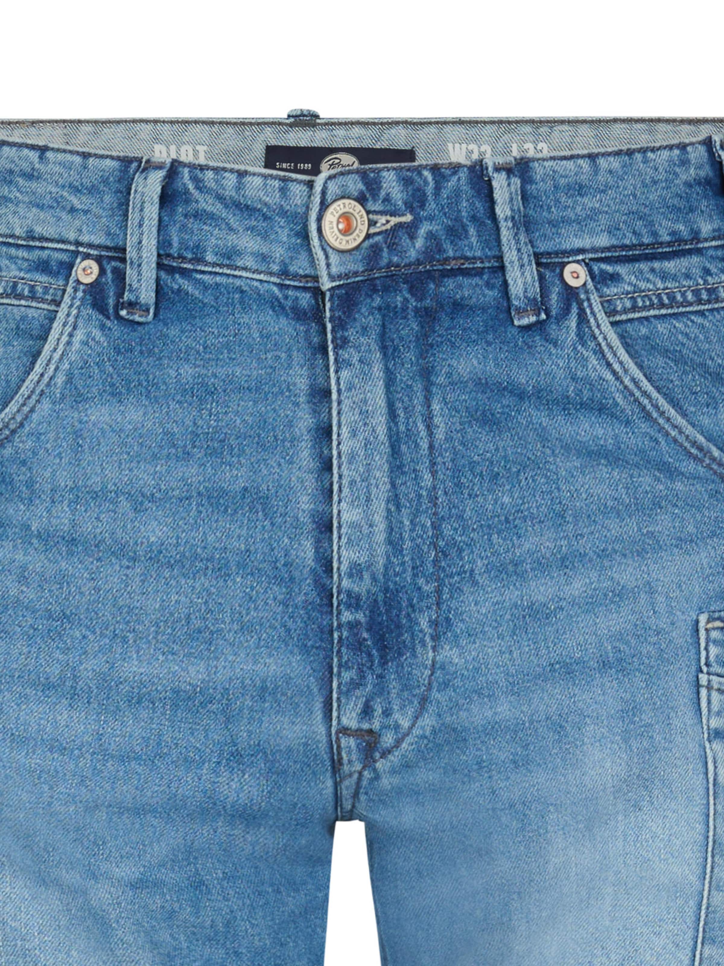 Petrol Industries Zwężany krój Jeansy w kolorze niebieski