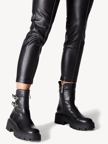 Bottines Tamaris en noir : devant