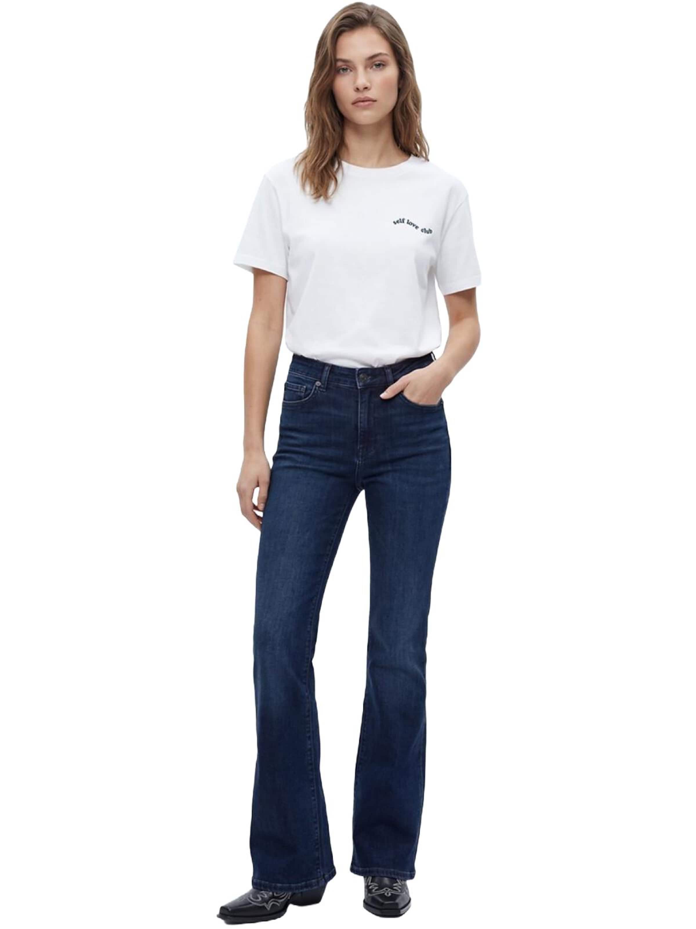 Maglietta 'LTB Jeans Kurzarm-T-Shirt mit minimalistischem Print' di LTB Jeans in bianco: frontale