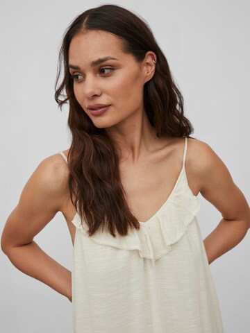VILA Sommerkleid in Beige