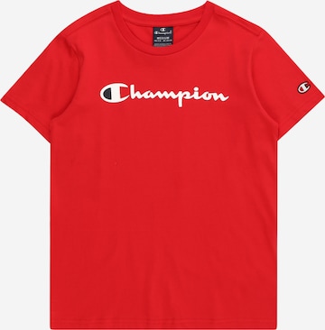 T-Shirt Champion Authentic Athletic Apparel en rouge : devant