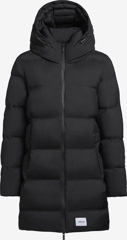 melns khujo Ziemas mētelis ' DIDO3 ': no priekšpuses