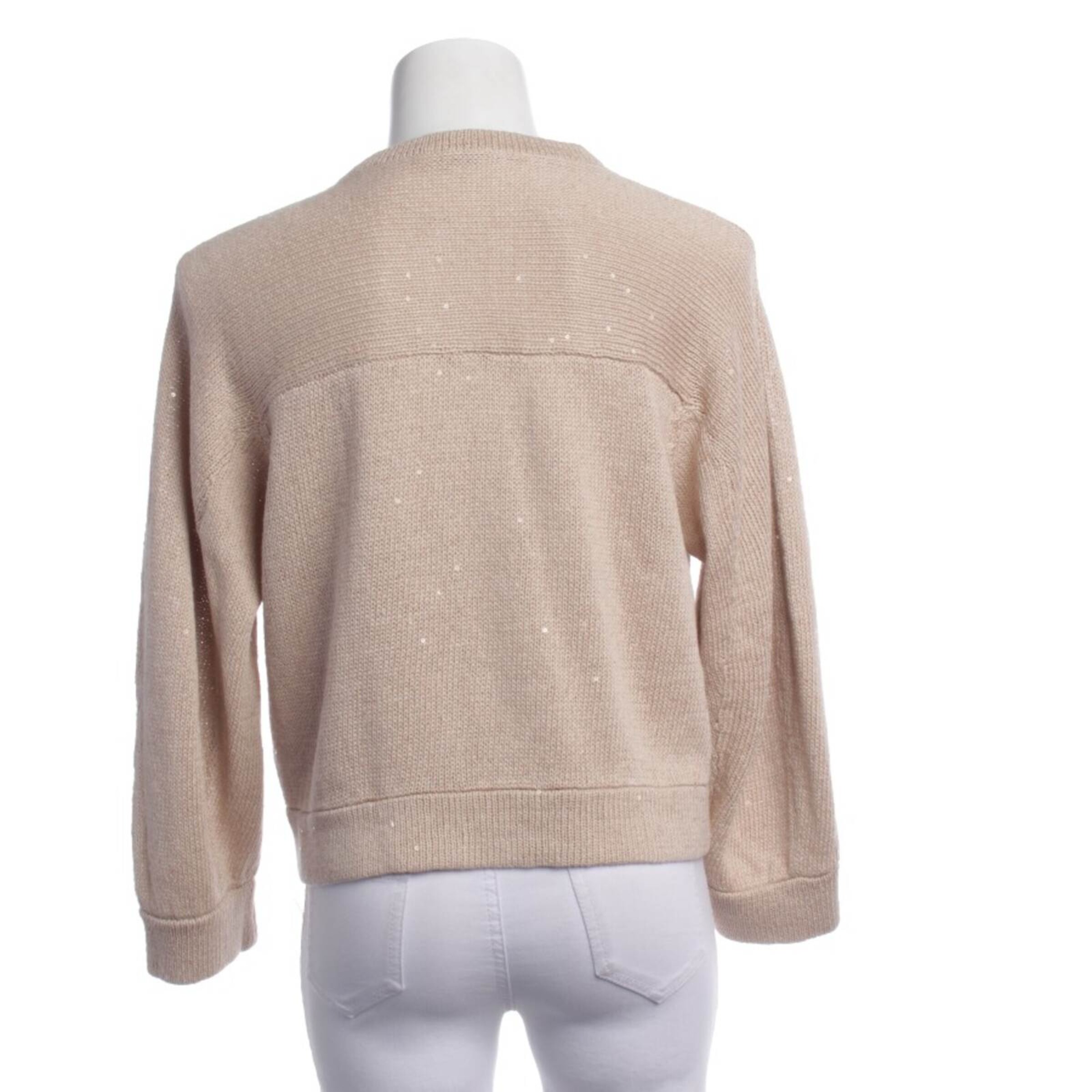Brunello Cucinelli Pullover / Strickjacke XXL in Weiß