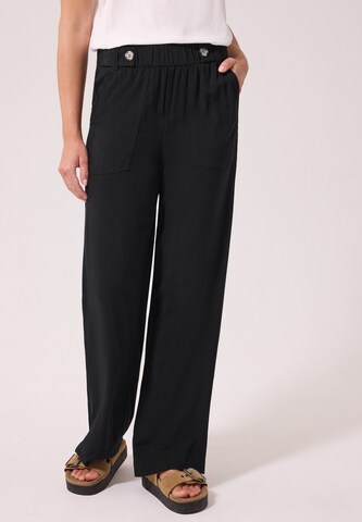 Street One Studio Regular Pants in Black: front