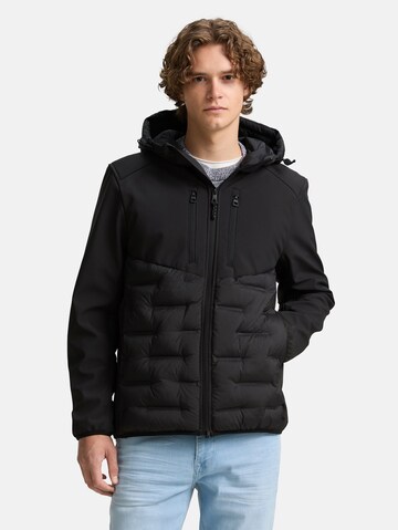 TOM TAILOR DENIM Jacke in Schwarz: Vorderseite