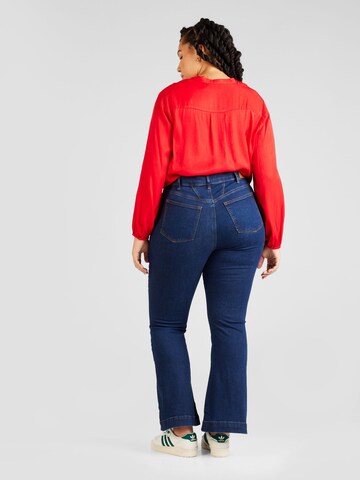 River Island Plus Flared Jeans 'BUTTERSCOTCH' in Blue