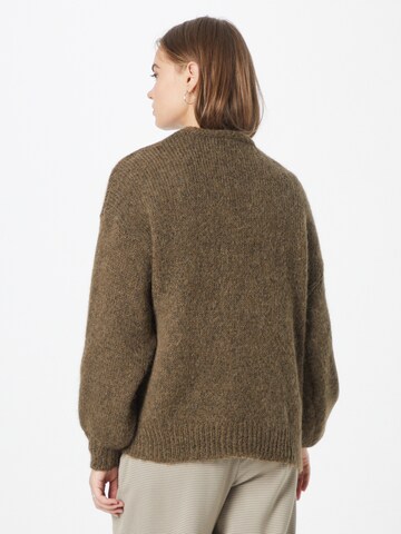 Y.A.S Knit Cardigan in Brown