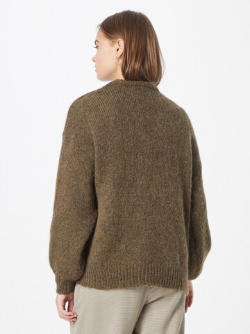 Y.A.S Knit cardigan in Brown