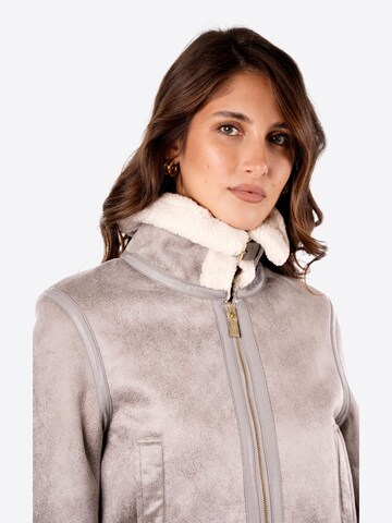 Yes Zee Winter Jacket 'Giubbino' in Grey