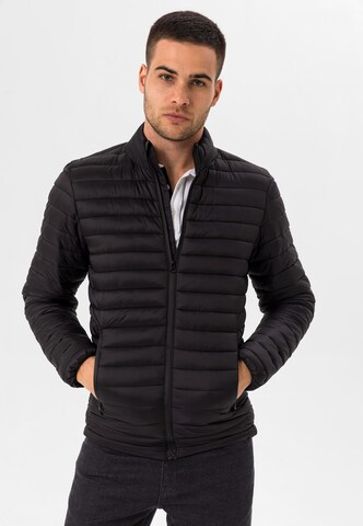 Jimmy Sanders Jacke in Schwarz: Vorderseite