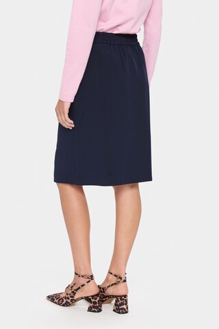 SAINT TROPEZ Nederdel i blå