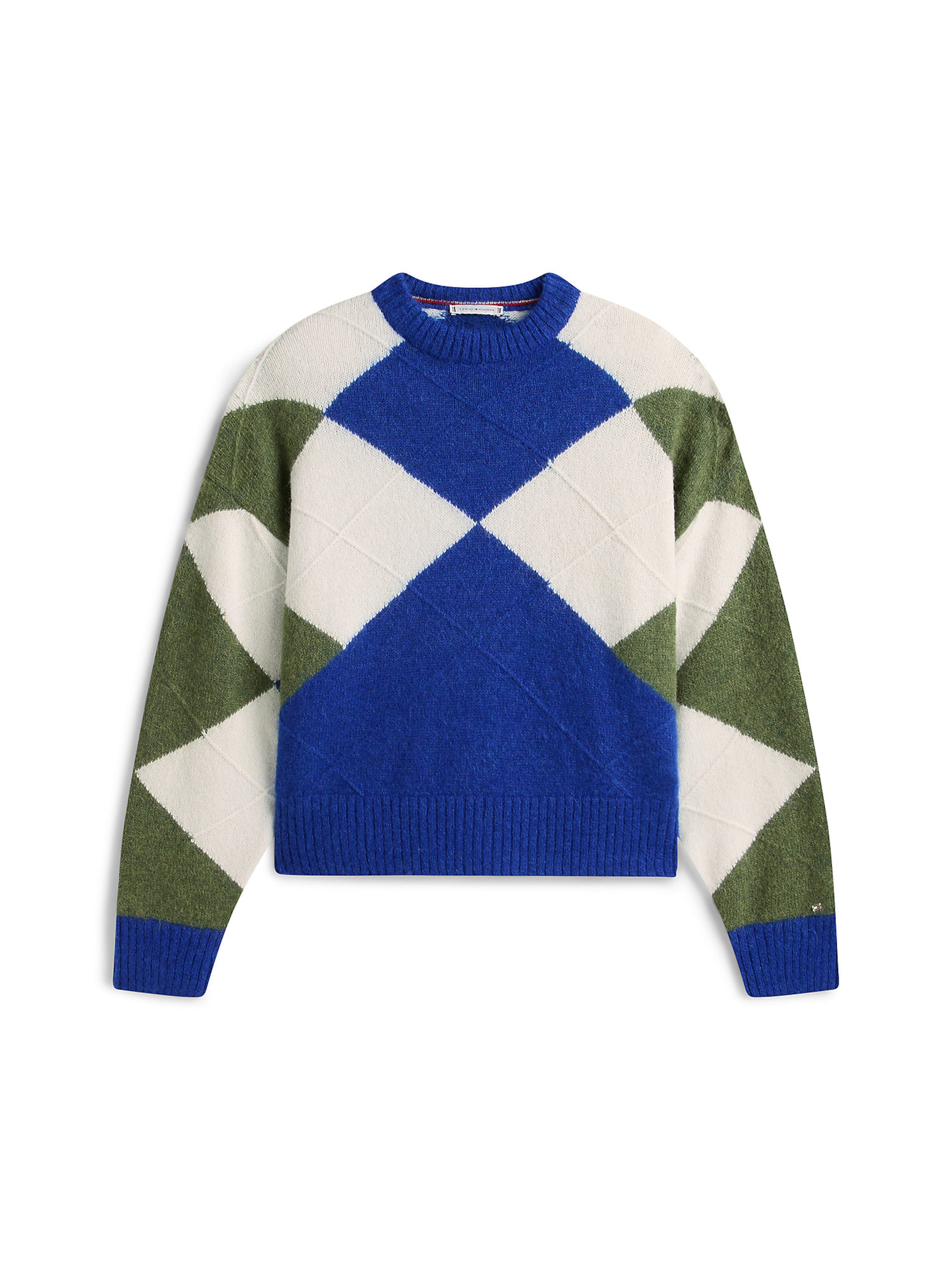 Pull-over TOMMY HILFIGER en bleu : devant