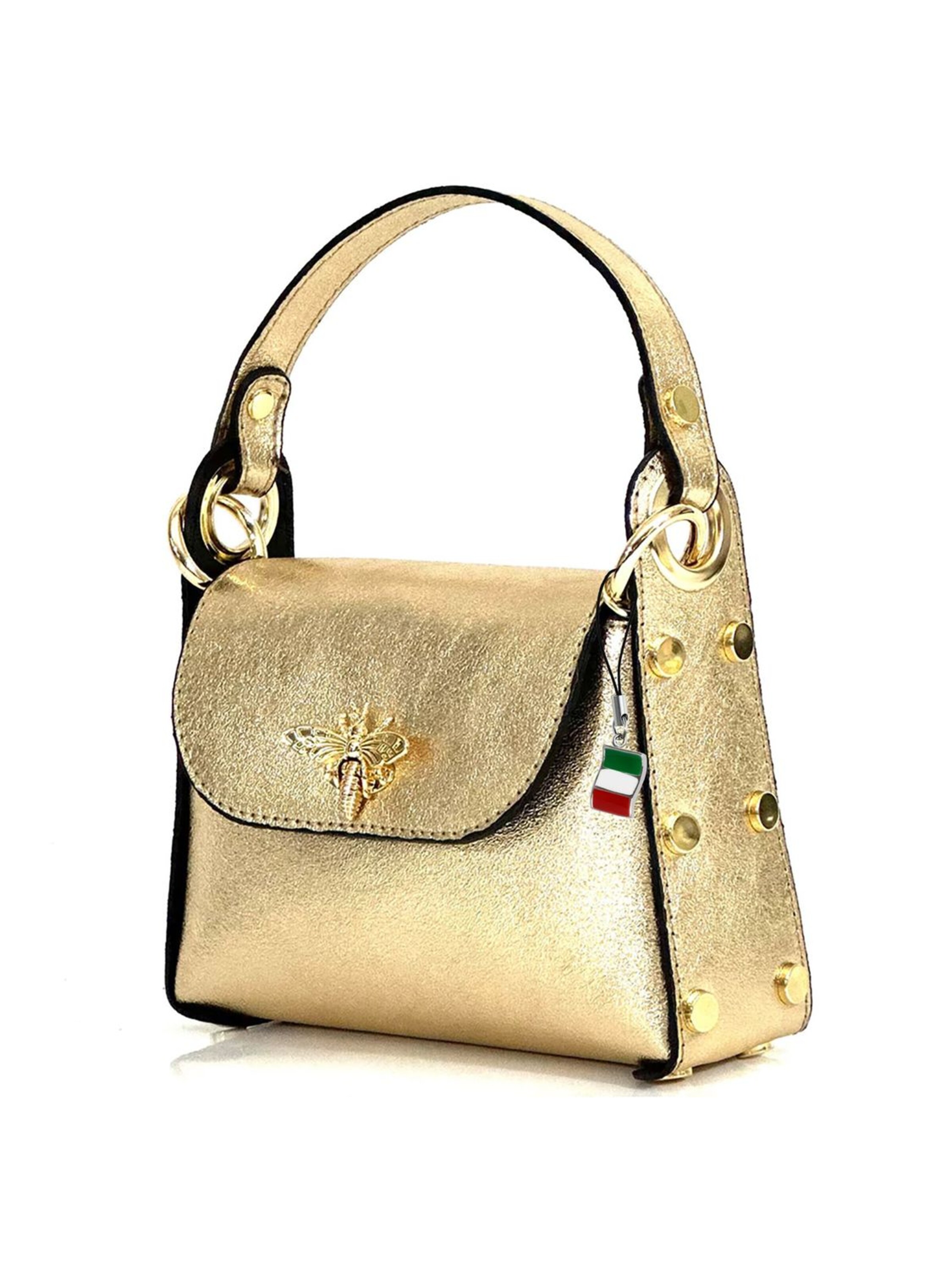 Florence Shoulder Bag in Gold