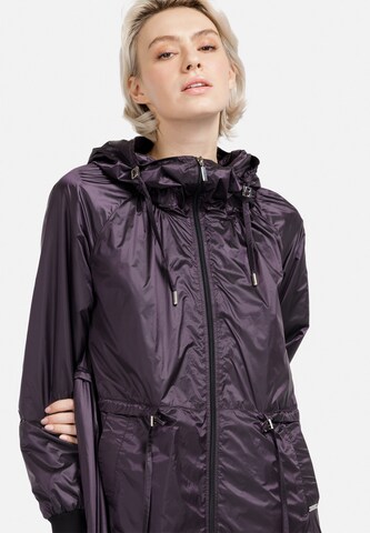 HELMIDGE Between-Seasons Coat in Purple