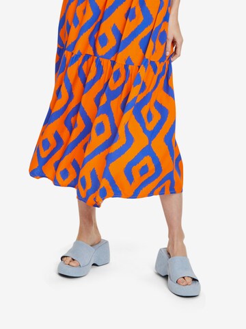 Cartoon Sommerkleid in Orange